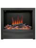 Novus 22 inch inset  widescreen glass fronted electric fire with glowing log bed effect    flare collection