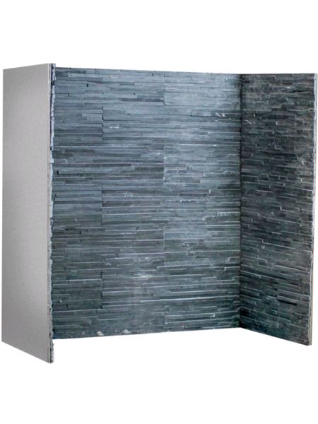 Charcoal Grey Waterfall Chamber