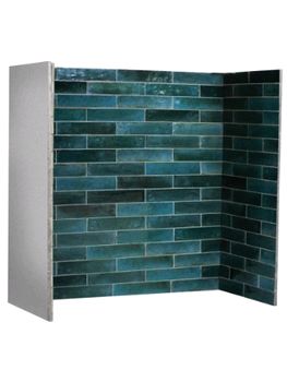 Capital Fireplaces Lume Blue Brick Chamber