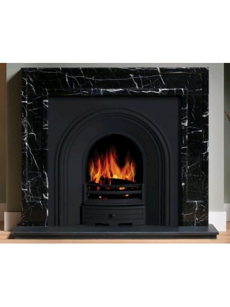 Allora 51 inch Mantel  in Nero Marble