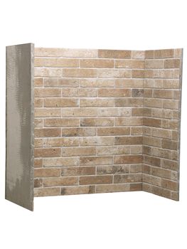 Capital Fireplaces Urban Dusk Brick Chamber