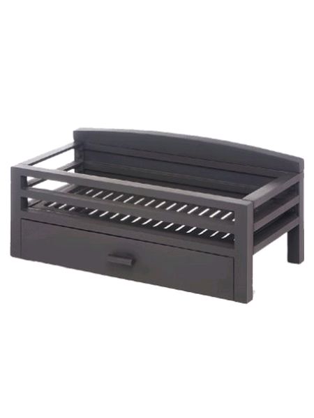 Brightwell Black Cast Iron Fire Basket