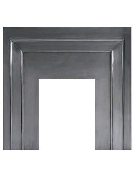 Capital Fireplaces Cast Iron Classic Fascia With Polished Back Plate