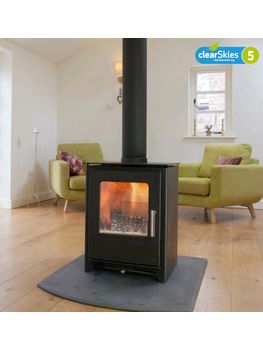 Eurostove Mendip Loxton 8 Double sided Woodburning stove 8kw Wood burner eco design