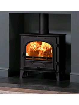 Stovax Stovax Stockton 5 wide single door multi-fuel Stove With Fixed Grate