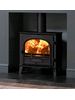 Stovax Stockton 5 wide single door multi-fuel Stove With Fixed Grate