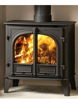 Stovax Stovax Stockton 8 woodburner 8.3kw single door stove ecodesign DEFRA Exempt with integral heat shields