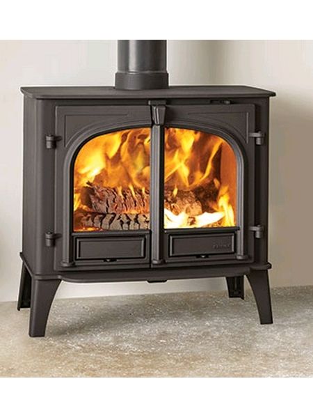 Stovax Stockton 11 ,double door 11kw woodburning stove DEFRA Exempt Ecodesign with integral heat shields