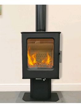 Eurostove Mendip Ashcott pedestal SE Ecodesign 4.7kw Woodburner woodburning stove