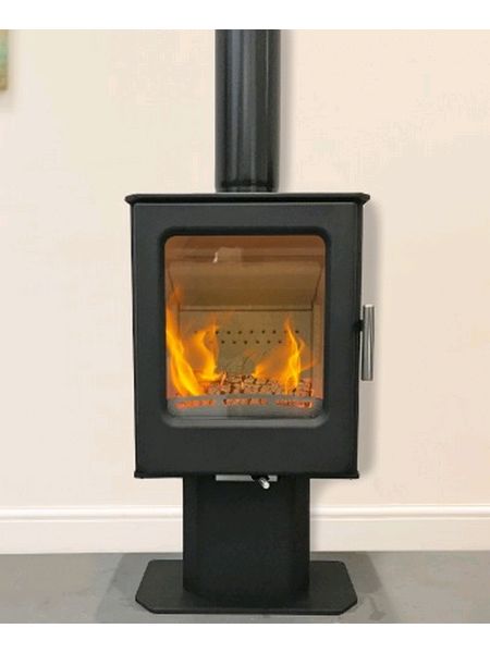 Mendip Ashcott pedestal SE Ecodesign 4.7kw Woodburner woodburning stove