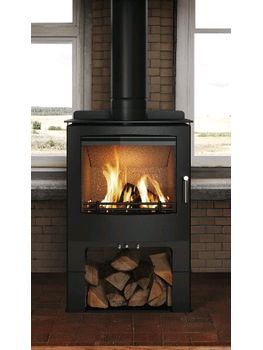 Eurostove Mendip woodland large dual control SE logstore woodburning stove wood burner  7kw Ecodesign DEFRA exempt