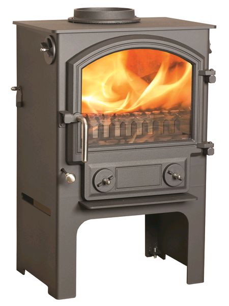 The Little Thurlow Eco Smoke Control Multifuel Stove With Log Store