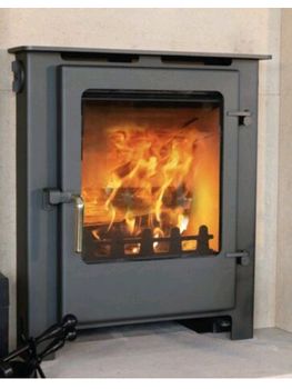 Town and County Fires Town and country Rosedale Inset ECO Smoke Control (Flat Door) Multifuel 5kw stove British made