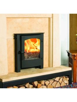 Town and County Fires Rosedale Inset ECO Smoke Control (Bow Door) Smoke control 5kW output Multifuel British Made