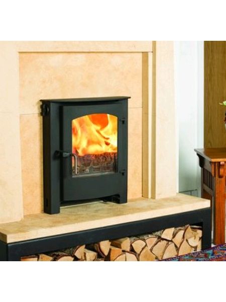 Rosedale Inset ECO Smoke Control (Bow Door) Smoke control 5kW output Multifuel British Made