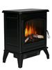 Flare Trowpoint Electric steel stove  Matt black  polished chrome handle 1.8kw