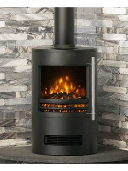 Flare Collection Flare Tunstall freestanding electric stove 1- 2kw cylindrical matt black