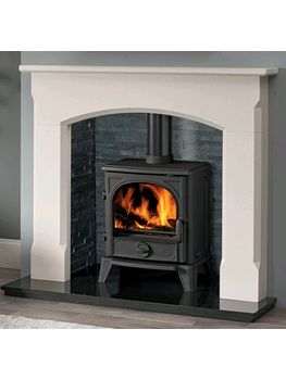 Capital Fireplaces The Bellingham 54 inch Mantel by Capital avaliable aegean limestone,Corinthian stone and Portuguese limestone