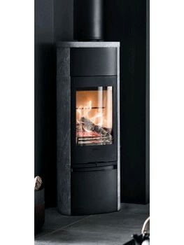 Contura Contura 890T Style tall woodburner 5 kw woodburning stove with soapstone