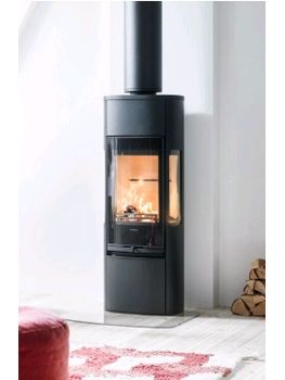 Contura Contura 896G Style 5kw woodburning stove modern woodburner with side windows and generous glass door