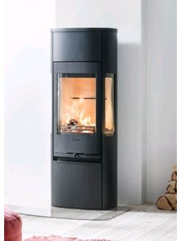 Contura Contura 896 Style 5kw woodburning stove modern  woodburner with side glass
