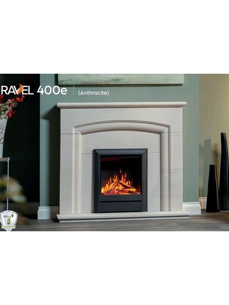 Wildfire Ravel 400E electric inset fire 2kw in Anthracite 16 inch