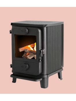 Morso 1010 bio stove 2kw with rib sides 100 mm legs