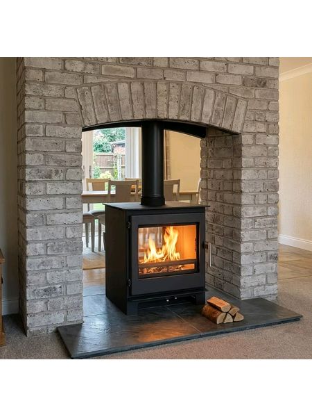 Pevex Brightwell 900 double sided stove woodburner 9kw