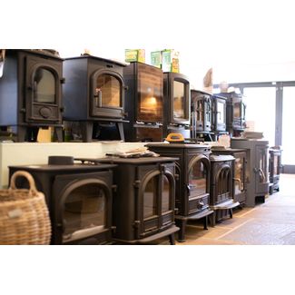 Over 50 stoves on display at Waveney stoves and fireplaces