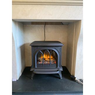 Gazco Huntingdon 30 Electric Stove With Tracery Door
