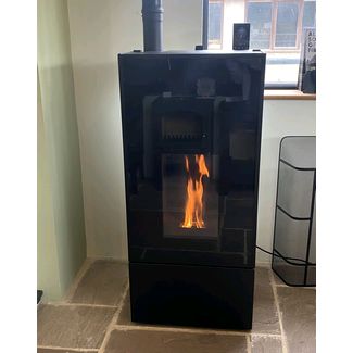 The new MCZ Eiko 6kW Pellet Stove On Live Display